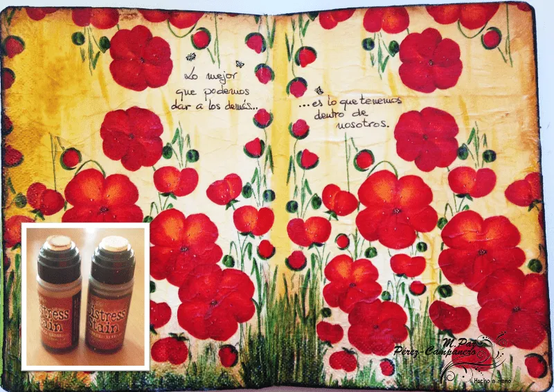 Manos y Mente Art Journaling y mixed media: Viernes art journal 1 ...