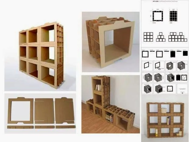 Manos a la obra: Reutilicemos cajas de carton y tubos ...