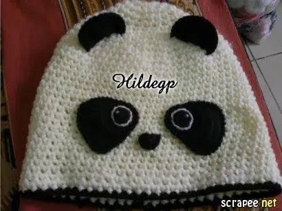 DE MIS MANOS TEJIDOS Y MAS...: Gorro oso panda