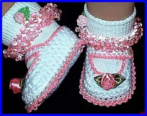 DE MIS MANOS TEJIDOS Y MAS...: Gorro y zapatito para bebes DE MIS MANOS TEJIDOS Y MAS...: Gorro y zapatito para bebes