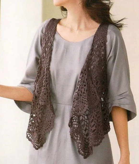 DE MIS MANOS TEJIDOS Y MAS...: Lindo Chaleco crochet