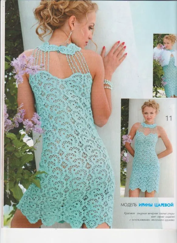 DE MIS MANOS TEJIDOS Y MAS...: Lindo vestido a crochet, Go To www ...