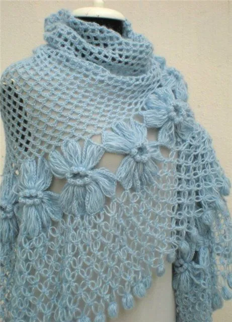 DE MIS MANOS TEJIDOS Y MAS...: Lindos chales a crochet DE MIS MANOS TEJIDOS Y MAS...: Lindos chales a crochet