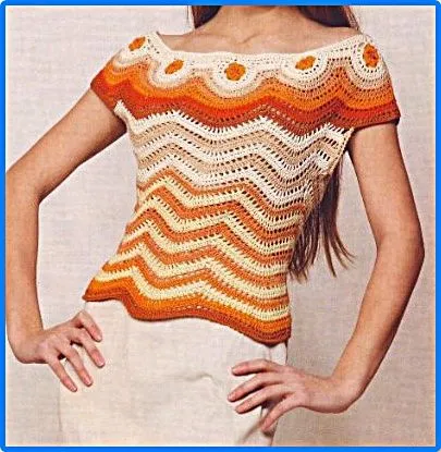 DE MIS MANOS TEJIDOS Y MAS...: En punto Zig zag a crochet