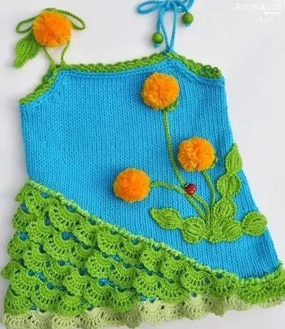 DE MIS MANOS TEJIDOS Y MAS...: Vestidos para niñas DE MIS MANOS TEJIDOS Y MAS...: Vestidos para niñas