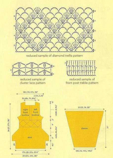 DE MIS MANOS TEJIDOS Y MAS...: Vestidos tejidos a crochet