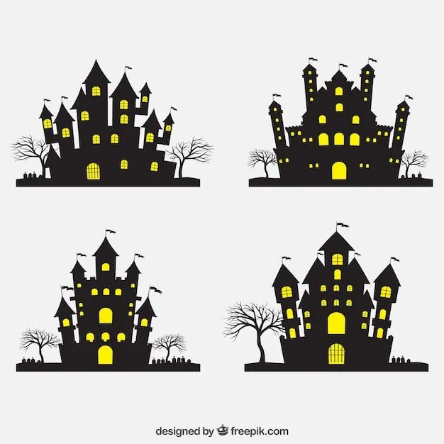 Mansiones de halloween | Descargar Vectores gratis Mansiones de halloween | Descargar Vectores gratis