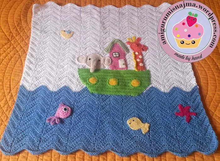 Chal a crochet bebé - Imagui