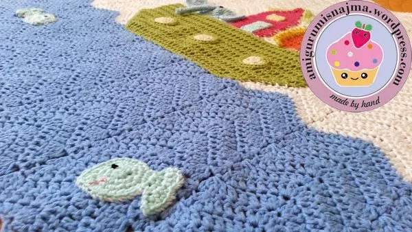 Manta bebé arca de Noe | Labores de Najma