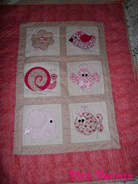Mantitas de bebé de patchwork - Imagui