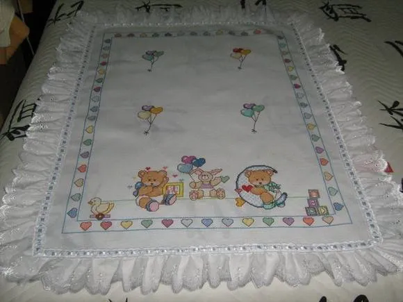 Manta Bordada | Elo7