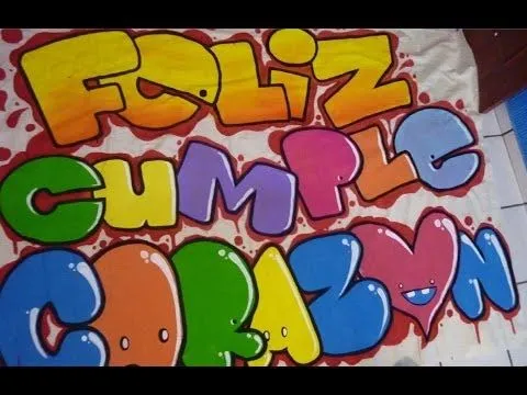 Haciendo una manta de feliz cumple corazon :3 - YouTube