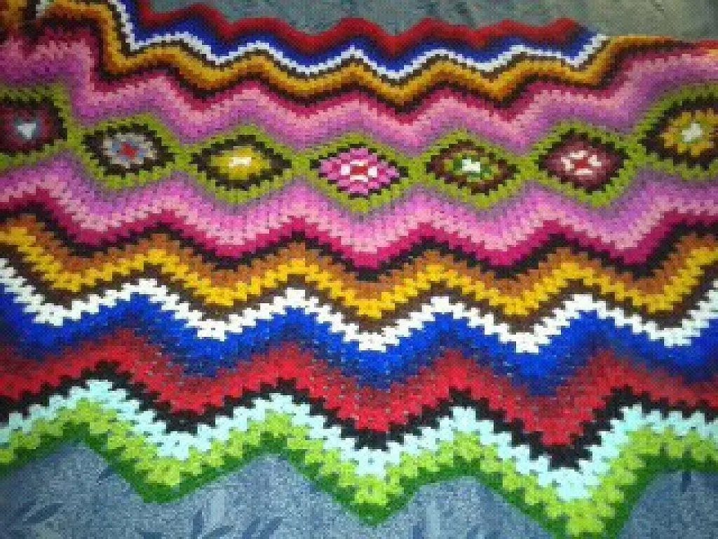 Como Hacer Mantas De Ganchillo Imagui