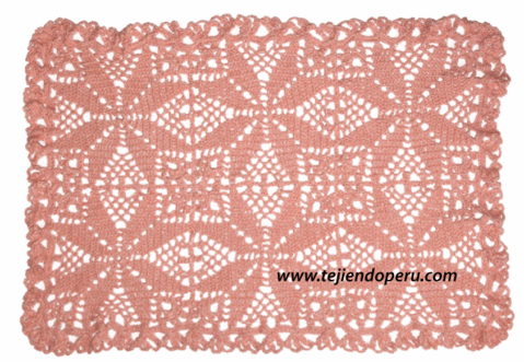 Manta con pastillas cuadradas a crochet! | Deco Hogar | Pinterest ... Manta con pastillas cuadradas a crochet! | Deco Hogar | Pinterest ...