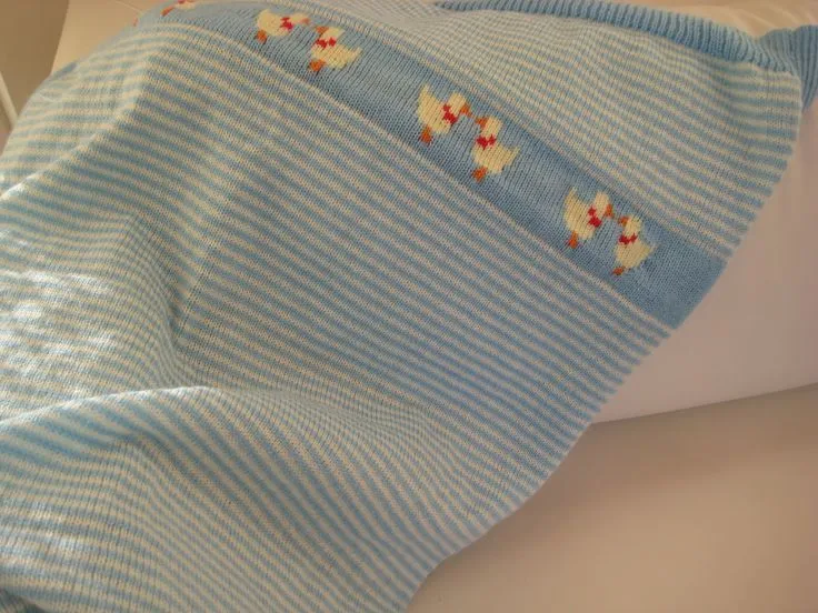 Manta tejida para cuna-catre-moises-coche de paseo | ROPA TEJIDA ... Manta tejida para cuna-catre-moises-coche de paseo | ROPA TEJIDA ...
