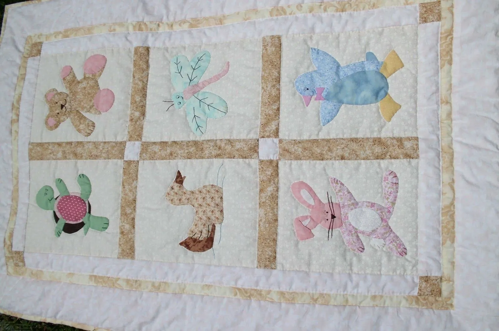 Mantas de bebé en patchwork - Imagui