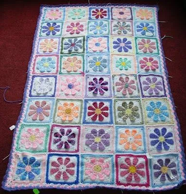 Puntos de crochet para mantas - Imagui