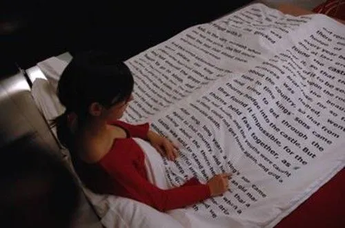 Mantas para leer en la cama
