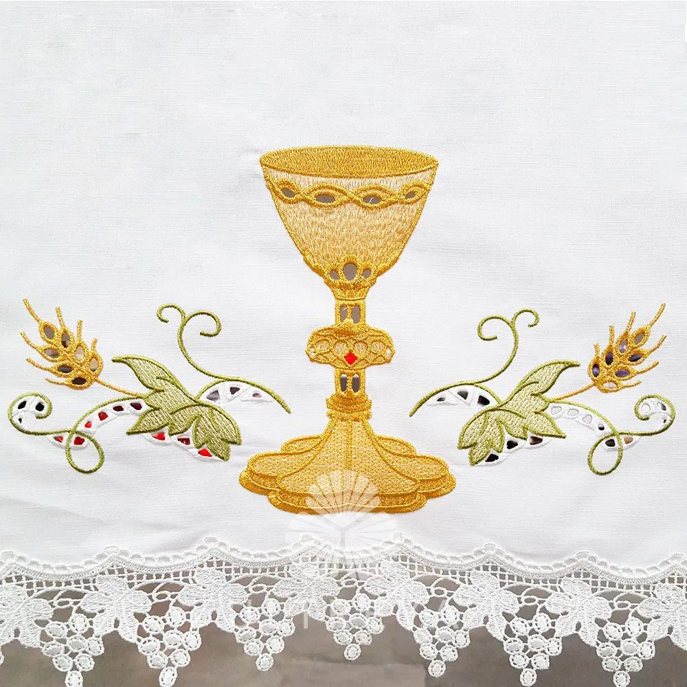 MANTEL DE ALTAR CALIZ UVAS - Artículos Religiosos Ultreya MANTEL DE ALTAR CALIZ UVAS - Artículos Religiosos Ultreya