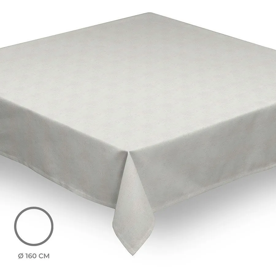 Mantel antimanchas Lino beige 160 cm redondo Culinarium Mantel antimanchas Lino beige 160 cm redondo Culinarium