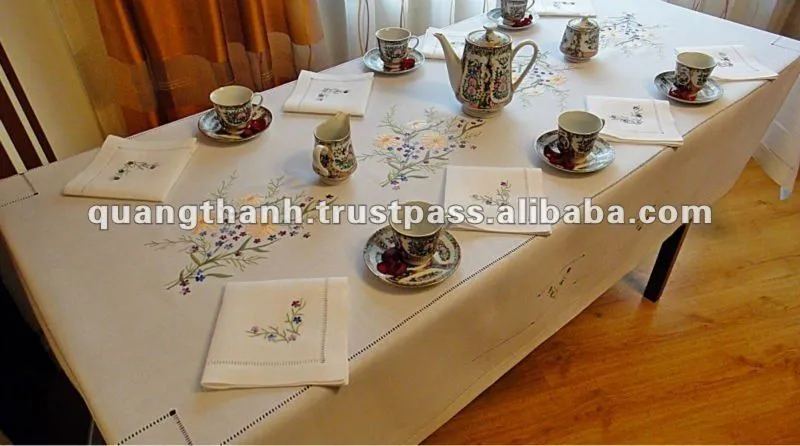 Mantel bordado a mano-Mantel-Identificación del producto:134009872 ... Mantel bordado a mano-Mantel-Identificación del producto:134009872 ...