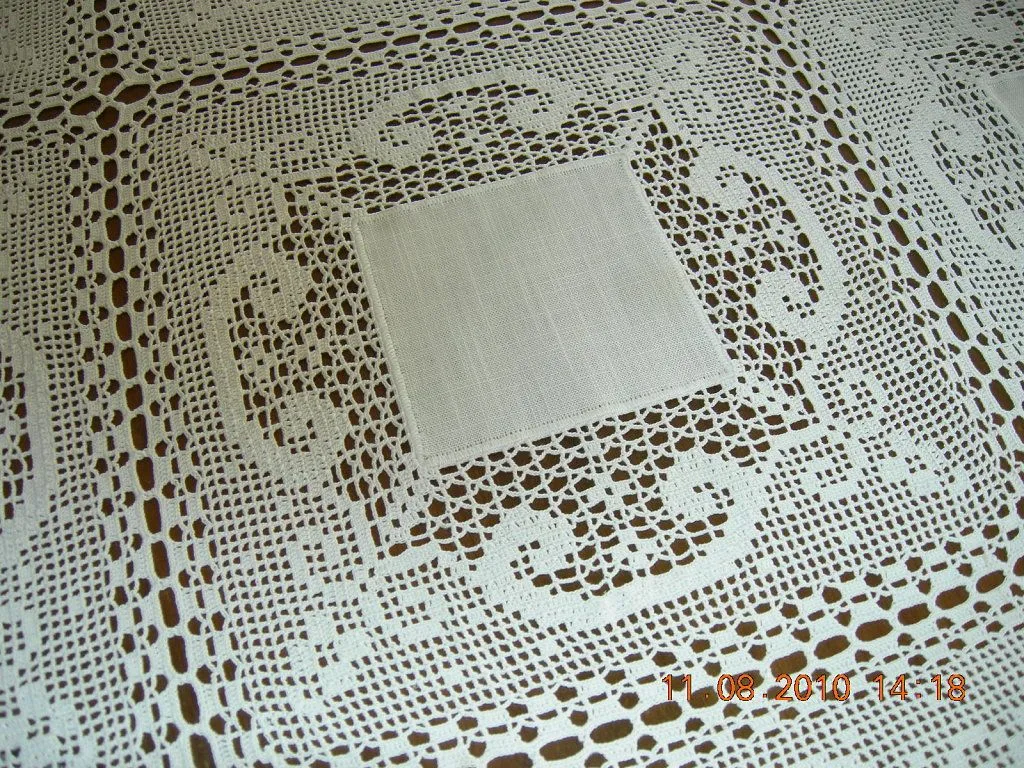 MANTEL A CROCHET.....Para la cena de Navidad | Aprender ...