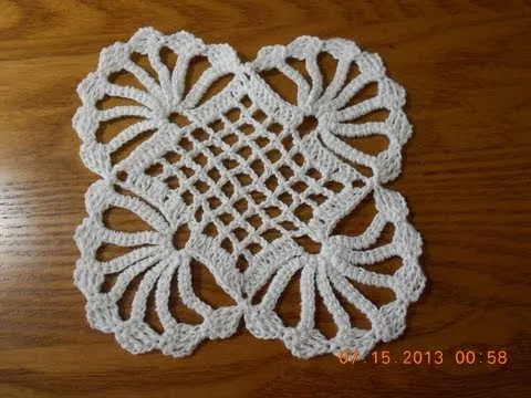 Cuadrados para manteles tejidos a crochet paso a paso - Imagui Cuadrados para manteles tejidos a crochet paso a paso - Imagui