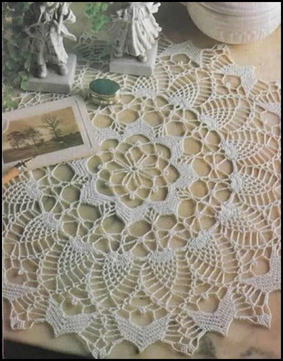 Manteles a crochet patrones - Imagui