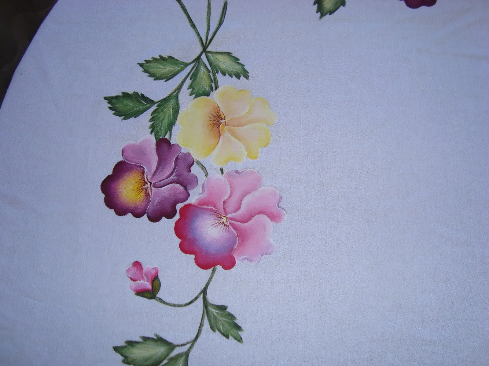 Mantel pintado en tela - Imagui