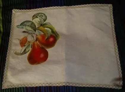 Mantel – Pintura en tela (1) | Un baúl de candelillas