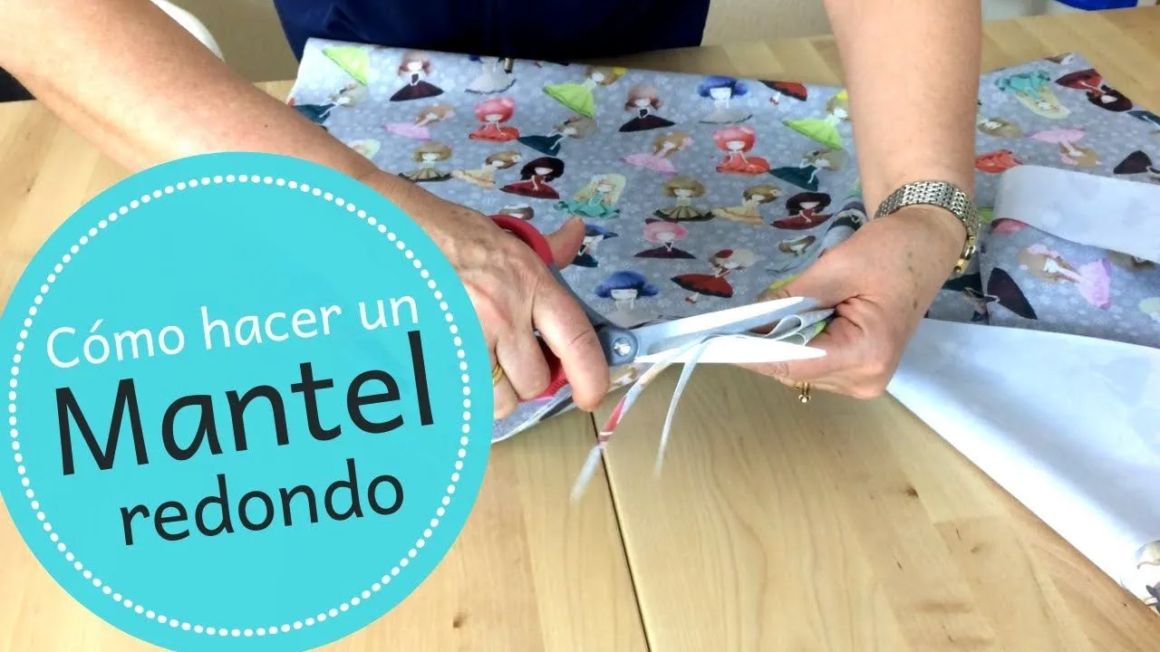 Mantel redondo sin costuras - YouTube