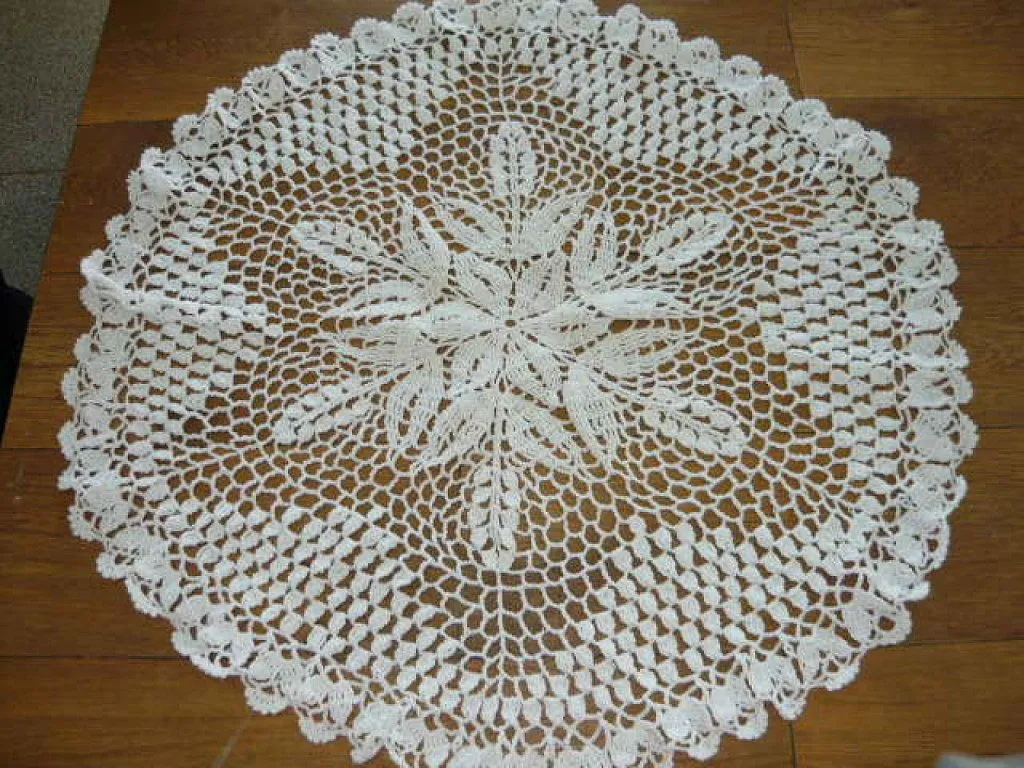 mantel tejido a crochet | Aprender manualidades es facilisimo.