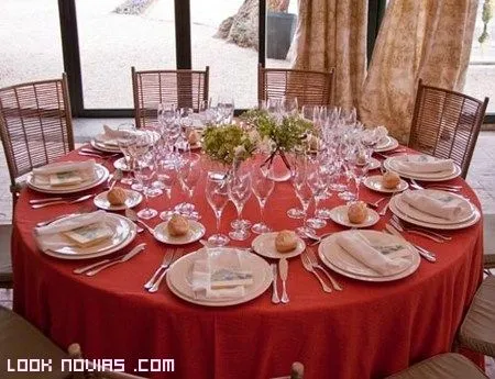 Manteles de color para tu boda