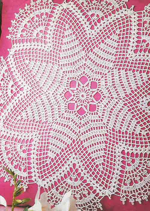 Paños a crochet redondos - Imagui