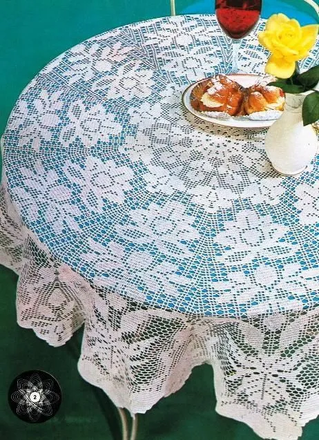 Manteles a ganchillo on Pinterest | Crochet Tablecloth ...