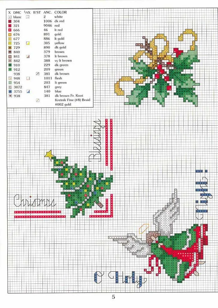 Punto de cruz: manteles