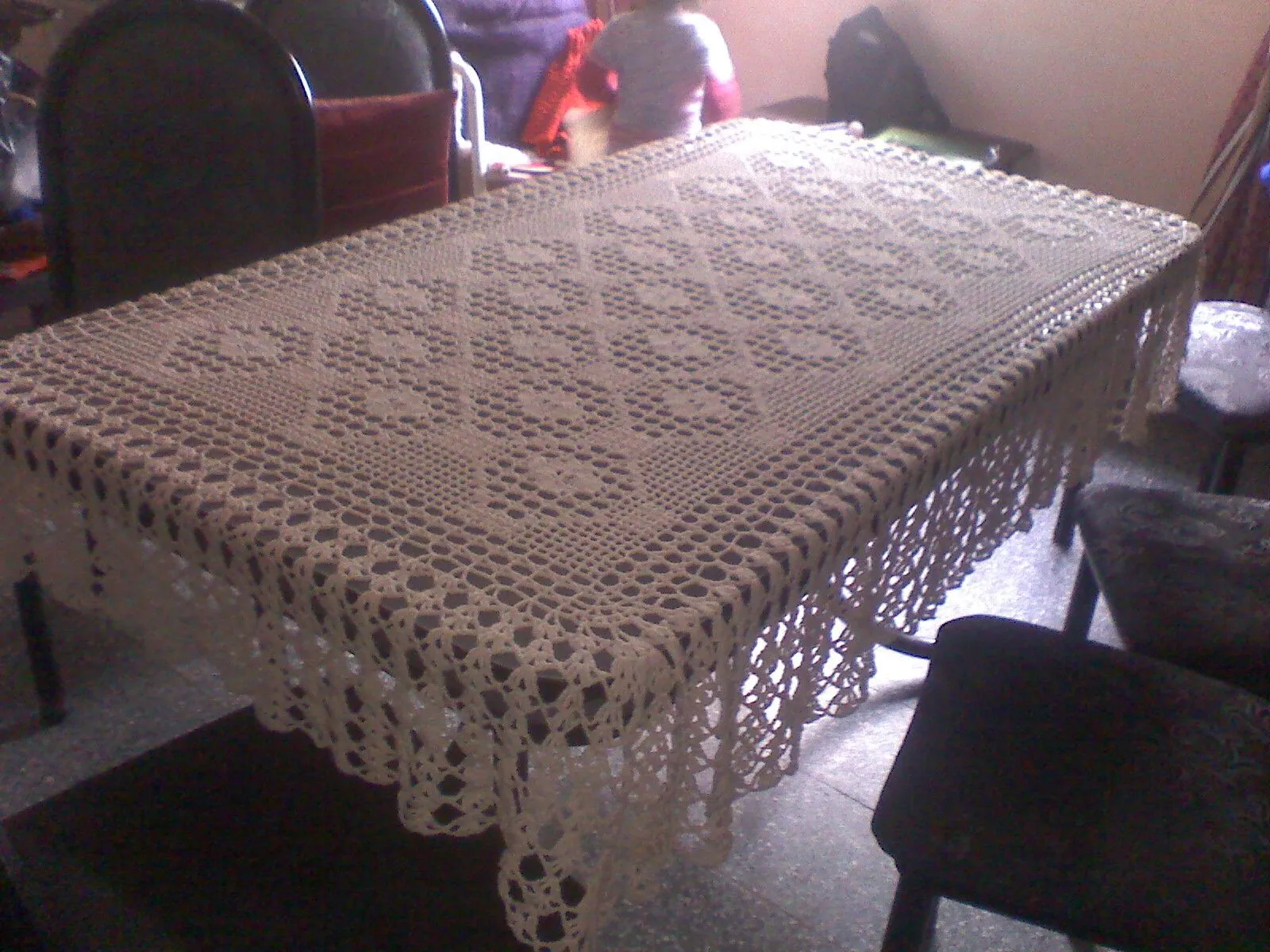 Manteles rectangulares tejidos a crochet patrones - Imagui ... | Crochet tablecloth, Crochet tablecloth pattern, Crochet curtains Manteles rectangulares tejidos a crochet patrones - Imagui ... | Crochet tablecloth, Crochet tablecloth pattern, Crochet curtains