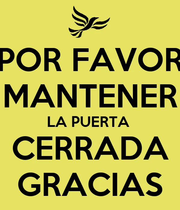 Imagenes de mantener la puerta cerrada - Imagui