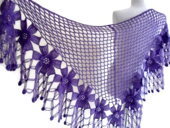 mantón de flores ganchillo mantón boda novia chal por likeknitting mantón de flores ganchillo mantón boda novia chal por likeknitting