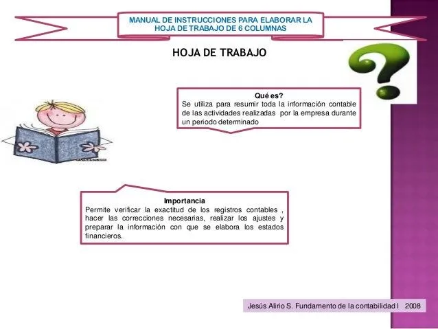 Manual de instrucciones para la elaboracion de la hoja de contabilida… Manual de instrucciones para la elaboracion de la hoja de contabilida…