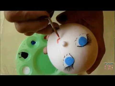 Manualidad: Cómo hacer una cabeza de muñeca con porcelana fría ...