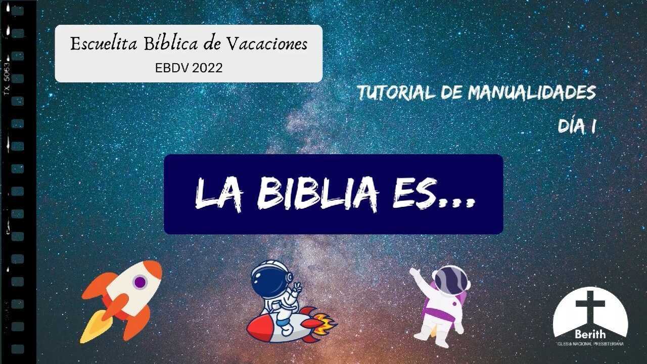 Manualidad día 1 - EBDV Berith 2022 - Berith Manualidad día 1 - EBDV Berith 2022 - Berith