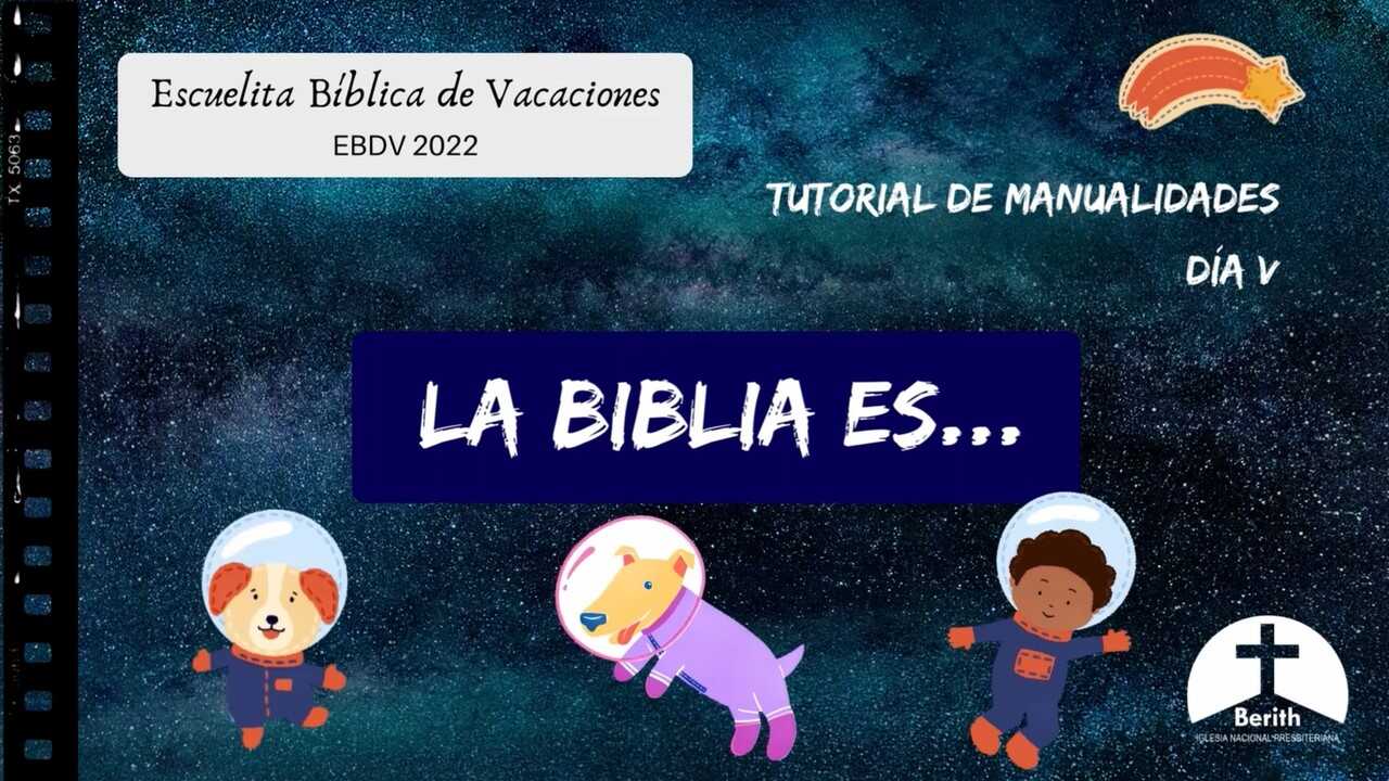 Manualidad día 5 - EBDV Berith 2022 - Berith Manualidad día 5 - EBDV Berith 2022 - Berith