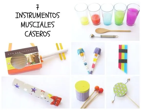 Manualidad: instrumentos musicales caseros | Club Peques Lectores ...