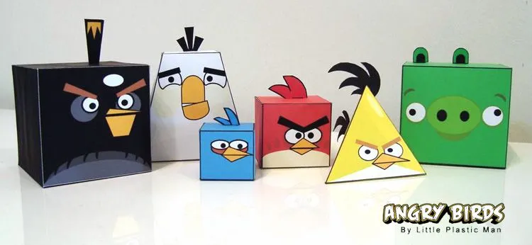 Manualidad: Monta los muñecos de Angry Birds con 5 recortables de ... Manualidad: Monta los muñecos de Angry Birds con 5 recortables de ...