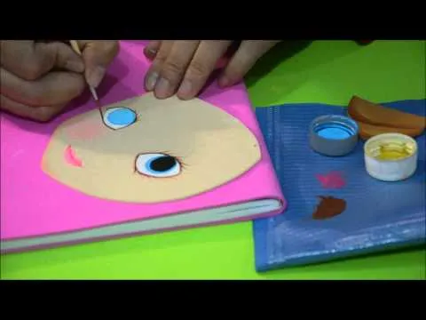 Manualidad Mujer Creativa/ Cuaderno Princesa Sofía - YouTube Manualidad Mujer Creativa/ Cuaderno Princesa Sofía - YouTube