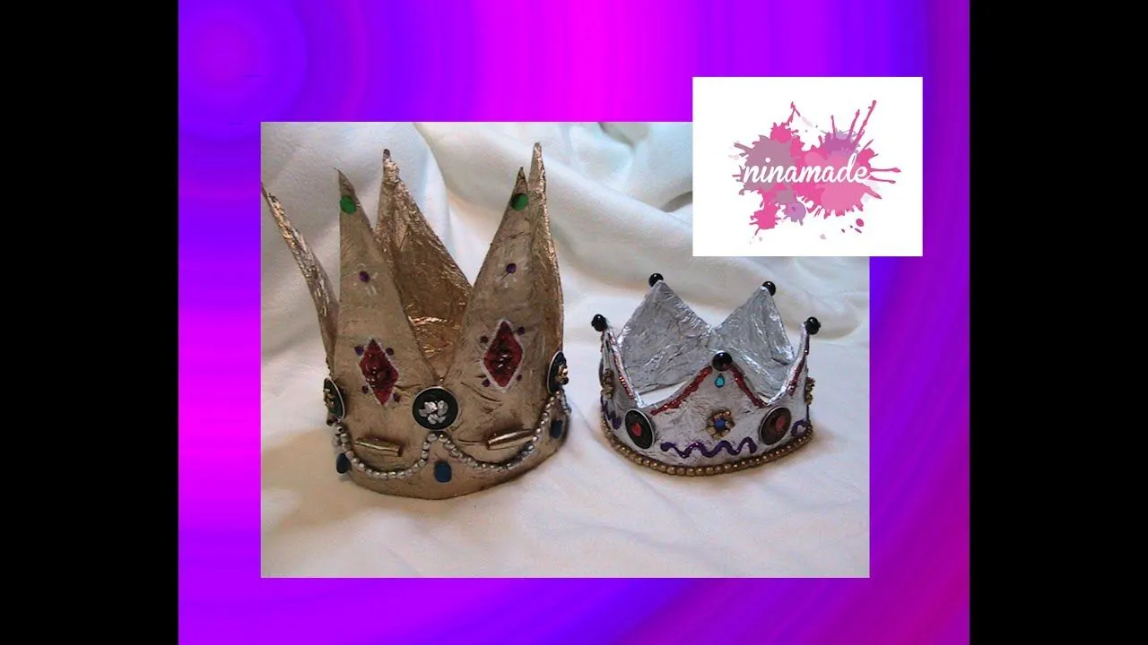 Manualidad para niños: Como hacer una corona de los Reyes Magos, - YouTube Manualidad para niños: Como hacer una corona de los Reyes Magos, - YouTube