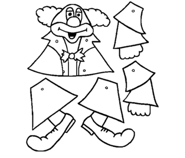 Manualidad Payaso articulado para colorear y armar - Jugar y Colorear Manualidad Payaso articulado para colorear y armar - Jugar y Colorear