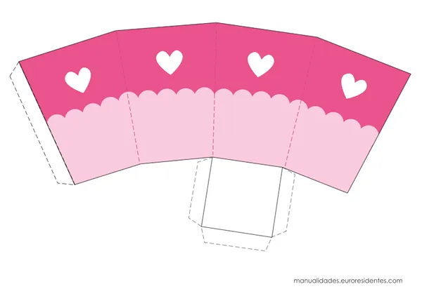 Manualidades: 10 cajitas imprimibles para el 14 de febrero Manualidades: 10 cajitas imprimibles para el 14 de febrero