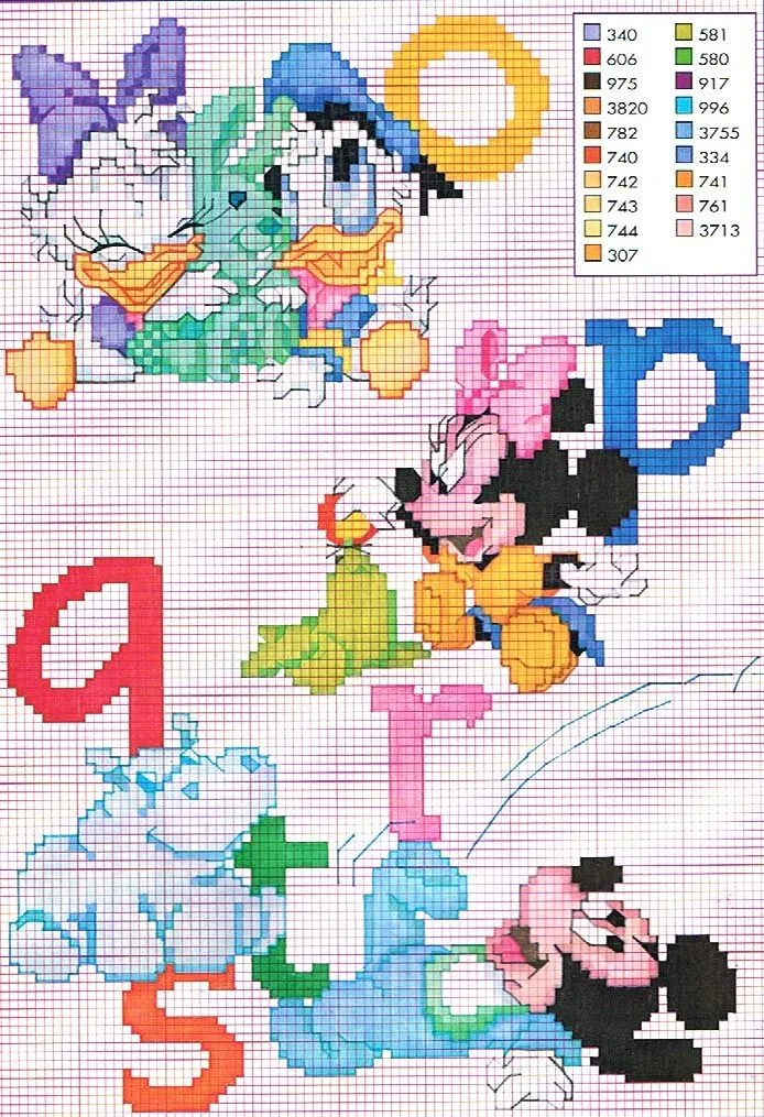 MANUALIDADES: ABECEDARIO LOS LOONES TUNE BORDADO MANUALIDADES: ABECEDARIO LOS LOONES TUNE BORDADO